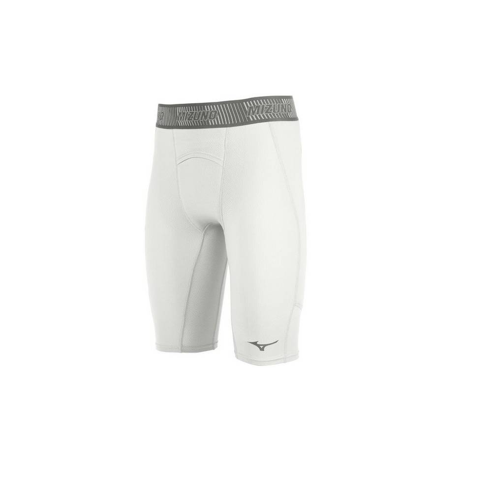 Mizuno Men's Aero Vent Padded Sliding Shorts White (350702-RPS)